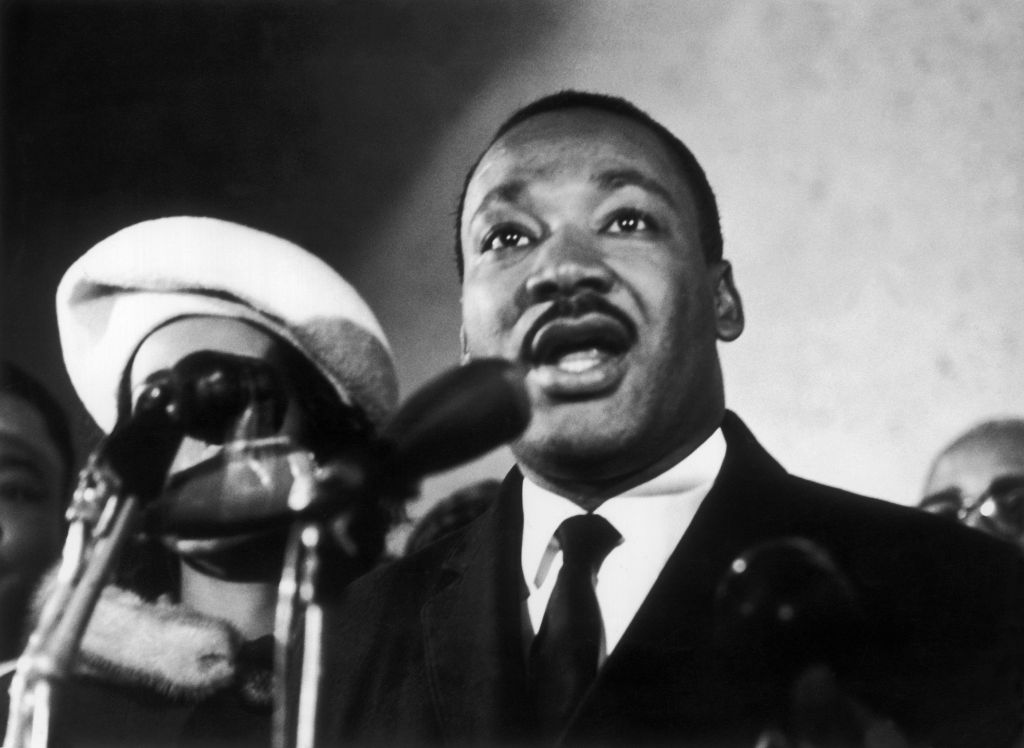 Martin Luther King Jr. Giving A Press Conference 1961-1968