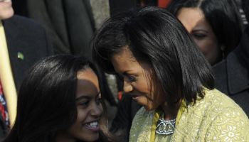Malia Obama, daughter of US President Ba