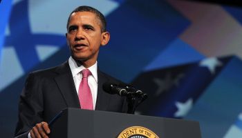 US President Barack Obama speaks during