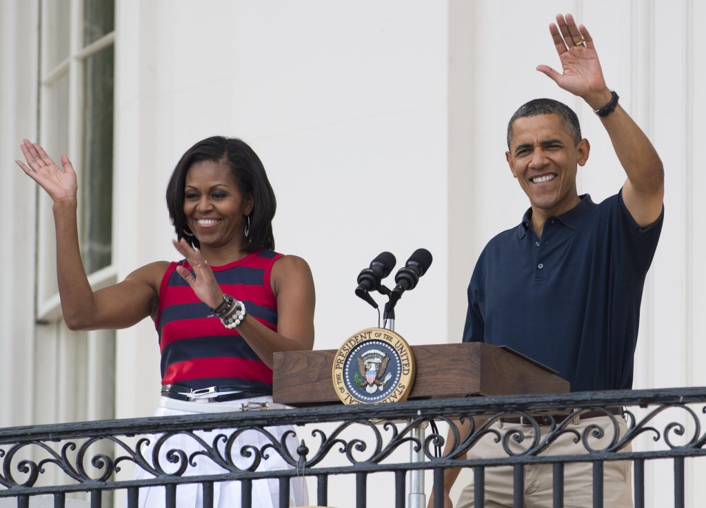 US President Barack Obama and First Lady