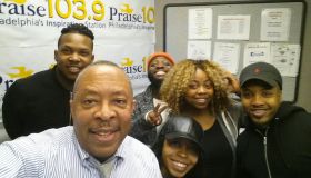 Livre at Praise 103.9 Philly in studio with Jerry Wells