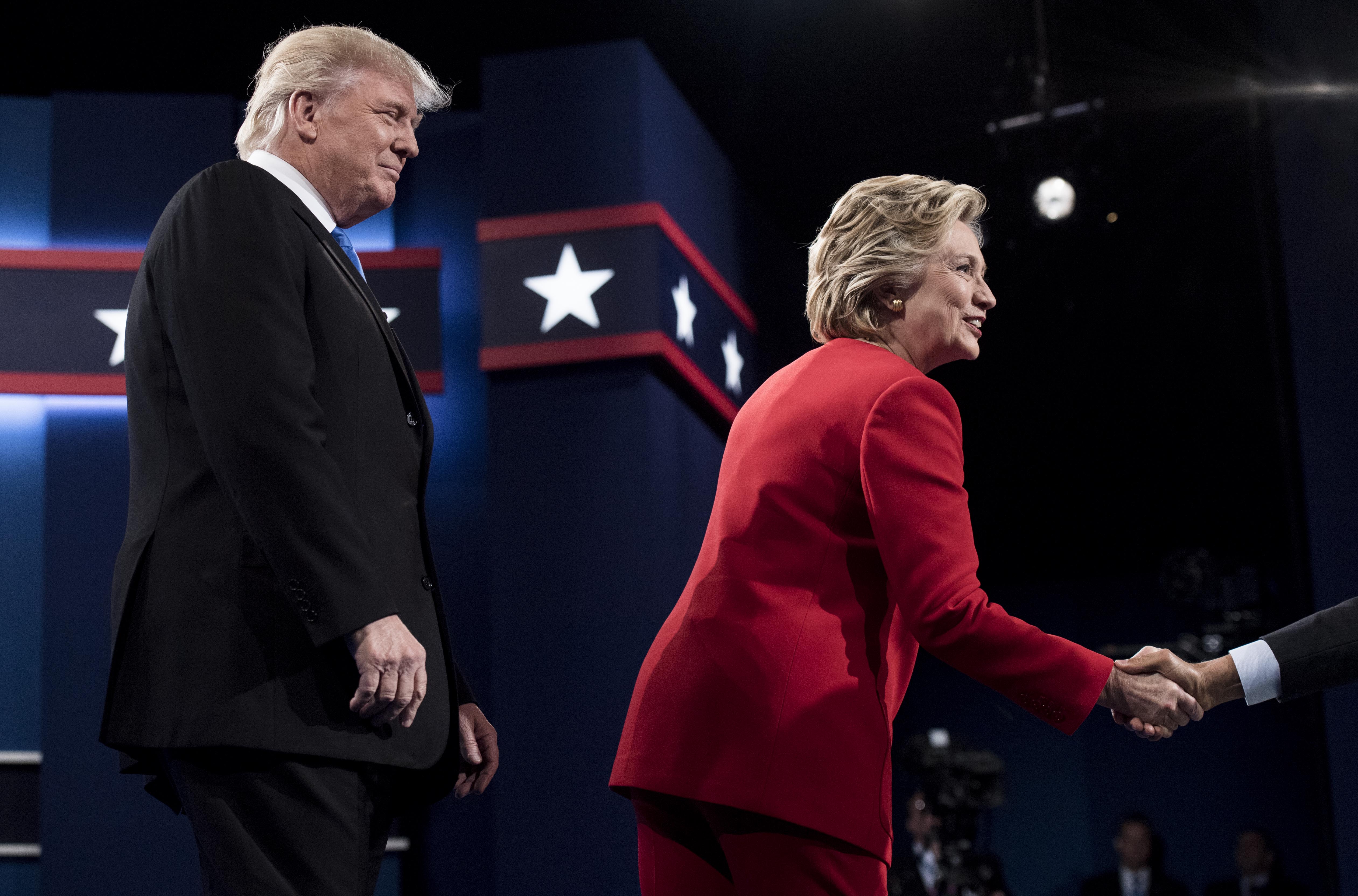 Democratic Nominee for President of the United States former Secretary of State Hillary Clinton