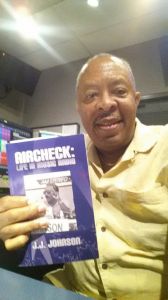 Jerry Wells with Aircheck book