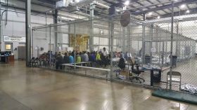 Migrant detention cages