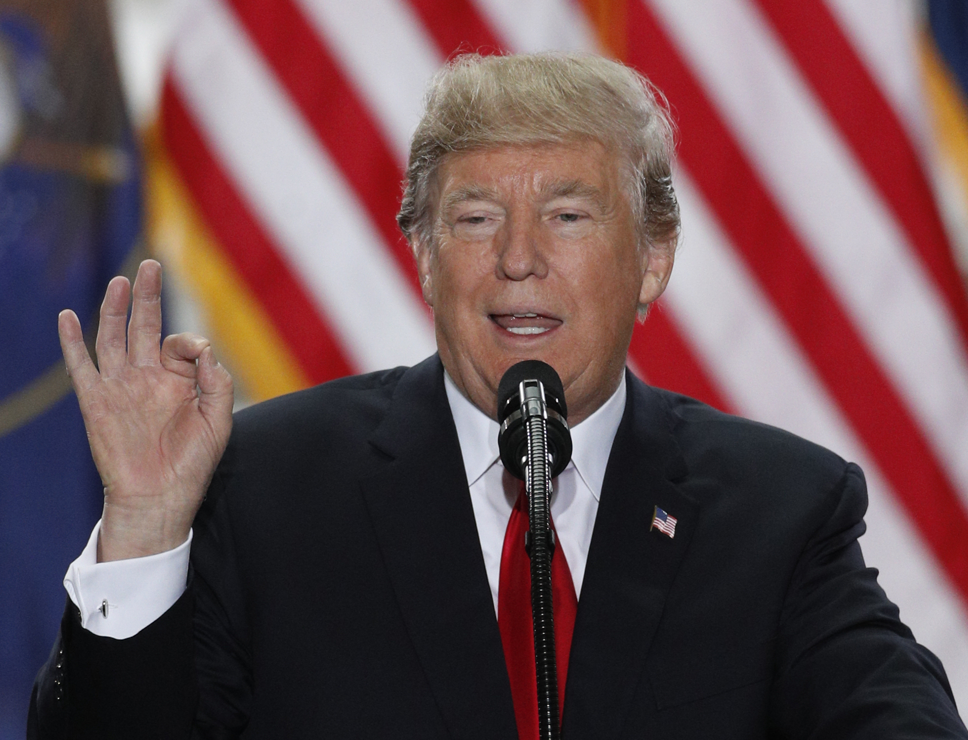 President Trump Delivers Remarks At Utah State Capitol In Salt Lake City