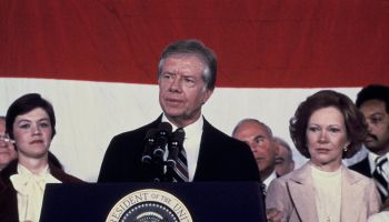 Usa, Washington, President Jimmy Carter At The Tribune