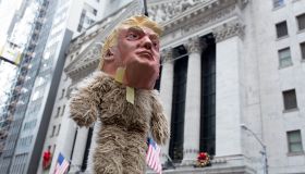 Demonstration at Wall street against the tax bill