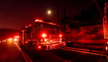 Wildfire Burns In Los Angeles And Glendale California