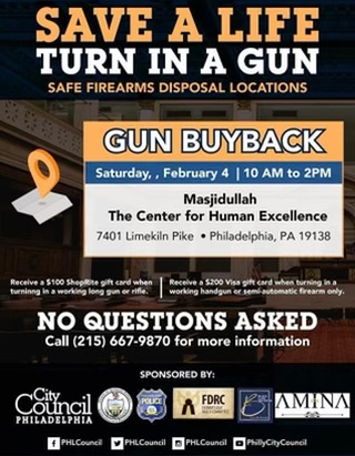 Philly Gun Buy Back Event