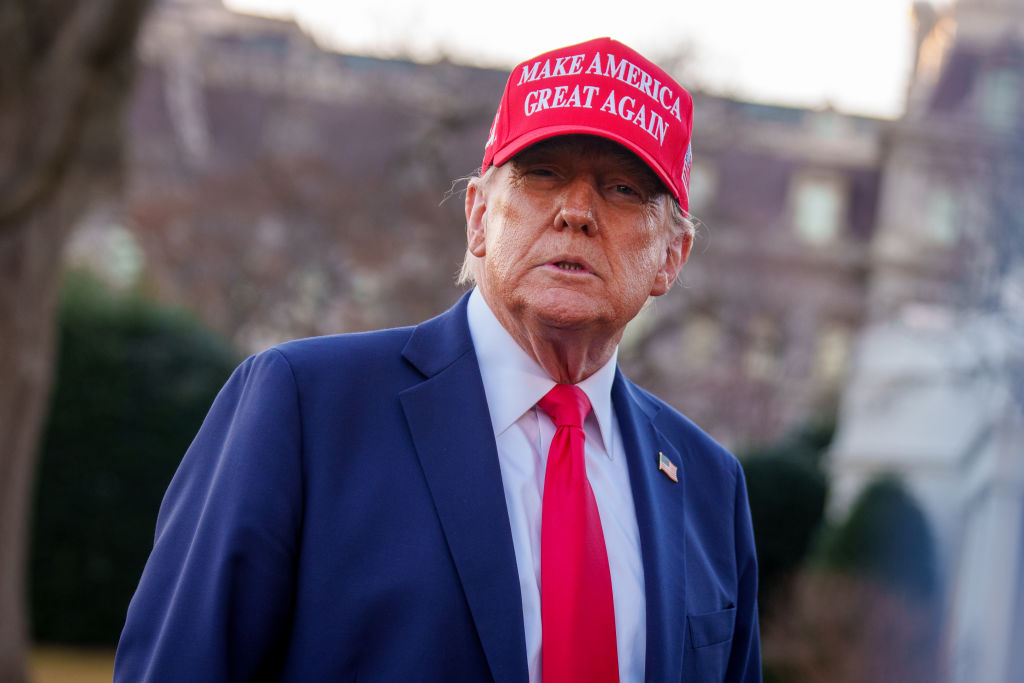 President Trump Departs White House For Florida