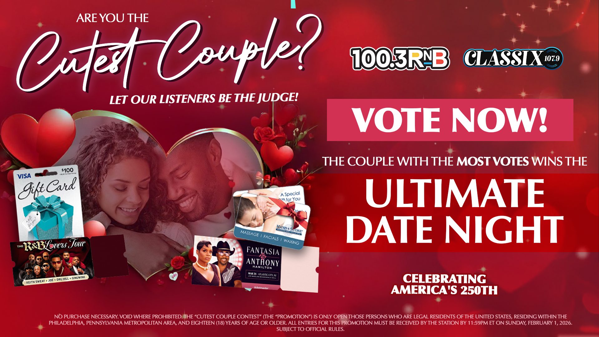 VOTE Cutest Couple Contest Graphics 2026