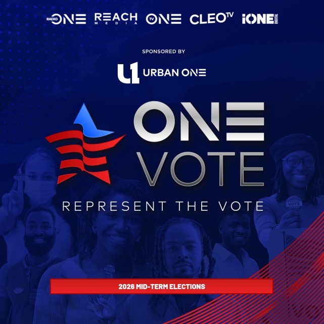 UrbanOne One Vote Mid-Terms Graphic